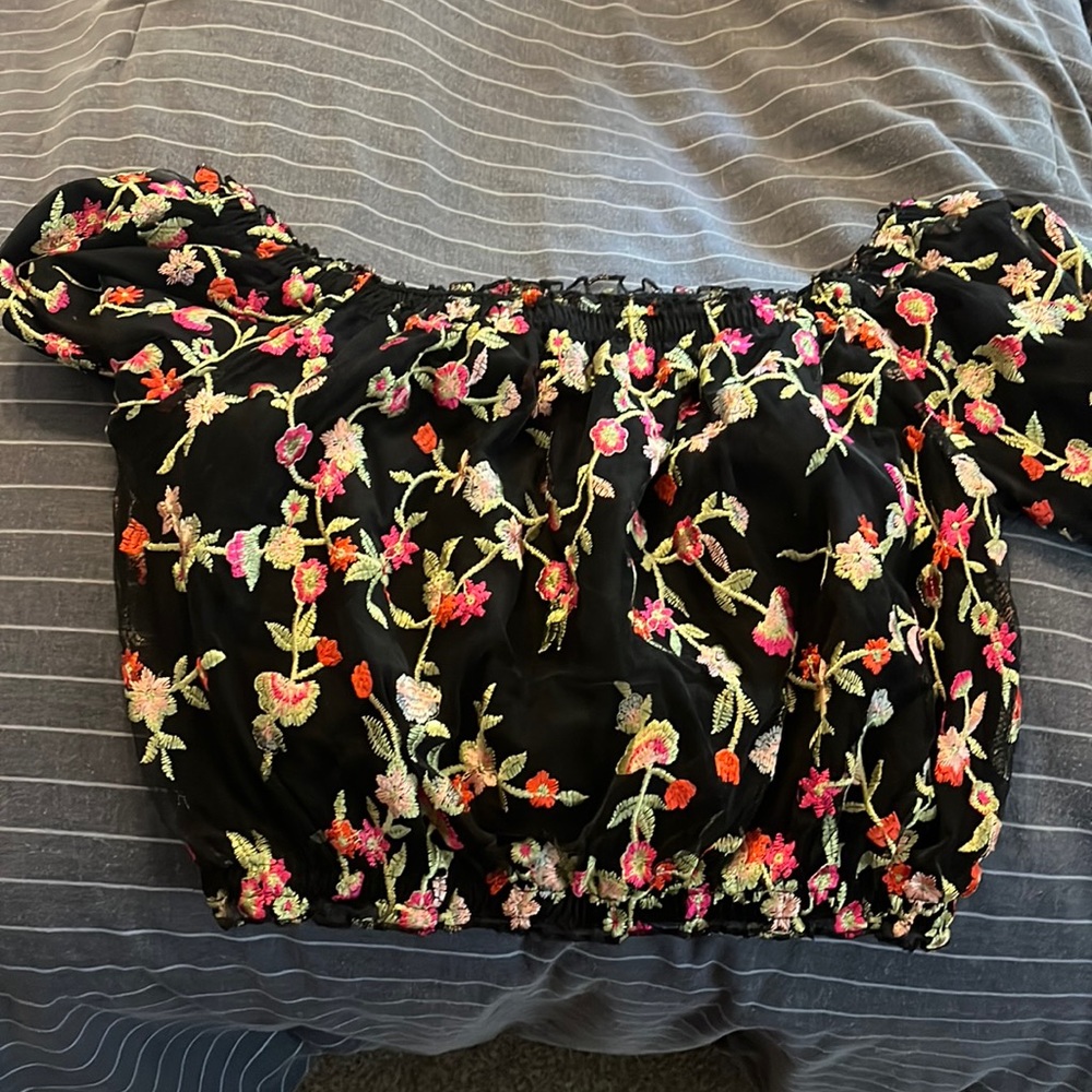 Floral Crop Top